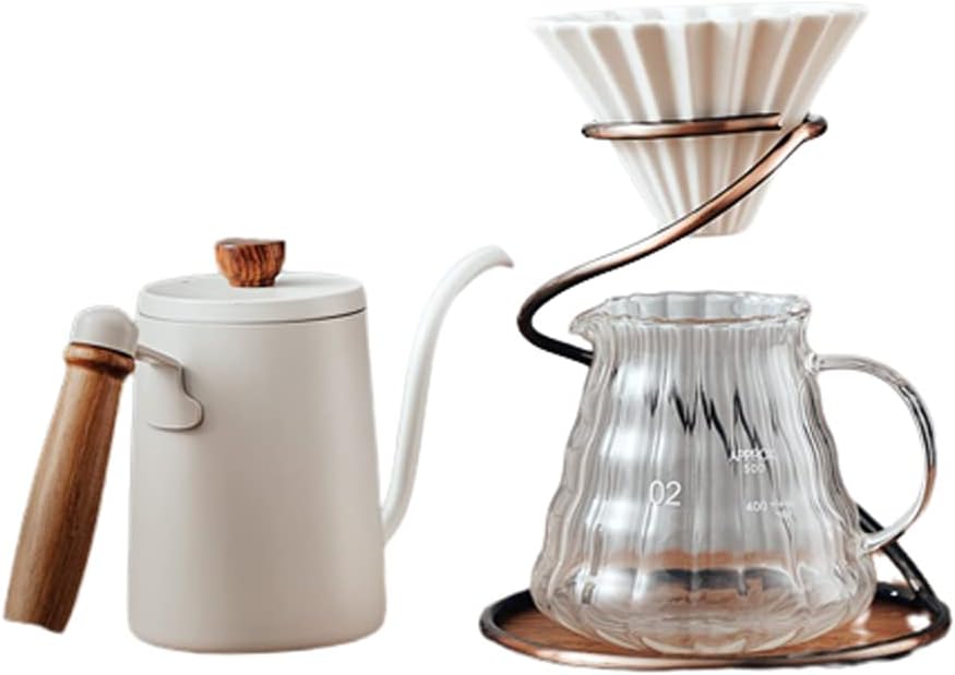 Cafetera de Goteo Manual con Filtro de Cerámica y Capacidad 600 ml