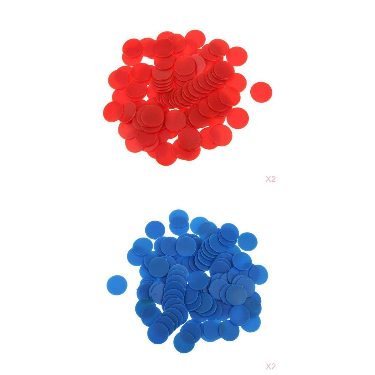 ATORSE Toy 400PCS Opaque Plastic Board Game Counters Numeracy Teaching Chips Red+ Blue-Toys & Hobbies-Games-Game Pieces Parts-picture-23