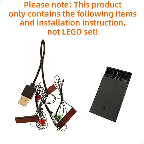 GEAMENT LED Light Kit Compatible with LEGO Firefighter Aircraft - for Technic 42152 Model (Building Set Not Included) - Image 3