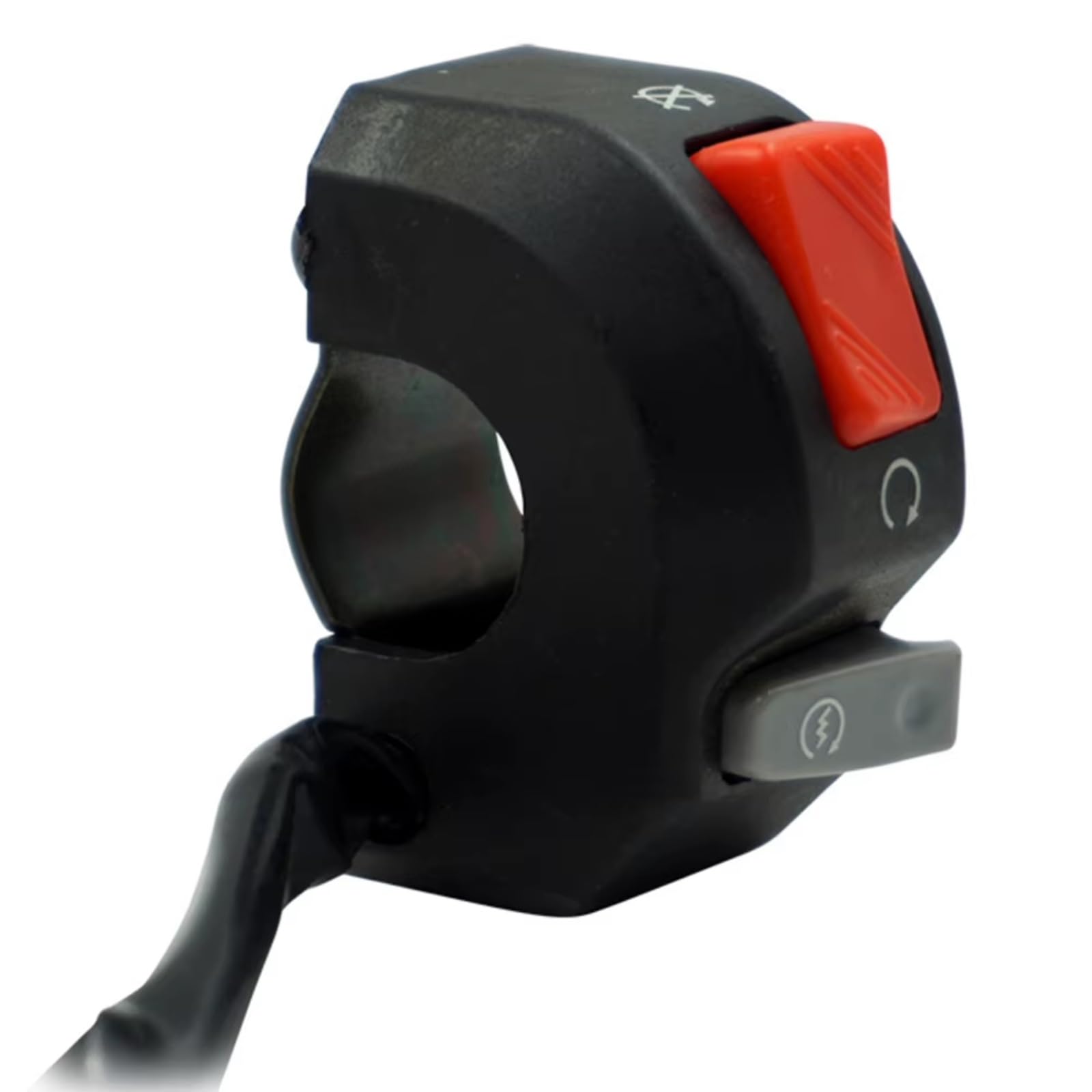 Universale 7/8 "Moto Interruttore Manubrio Controllo Nebbia Faro Corno Start Uccidi Pulsante ON OFF 12V Per ATV Scooter Motoslitta Comando Manubrio