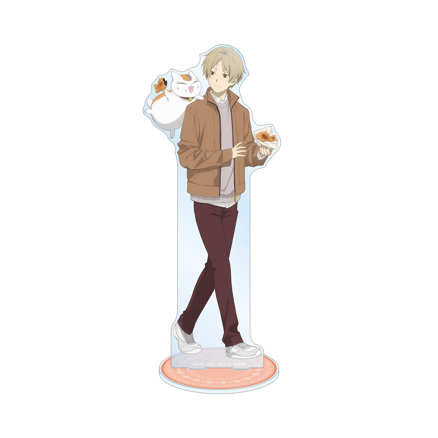 Amazon.co.jp: 夏目友人帳 描き下ろしイラスト 夏目貴志&ニャンコ先生