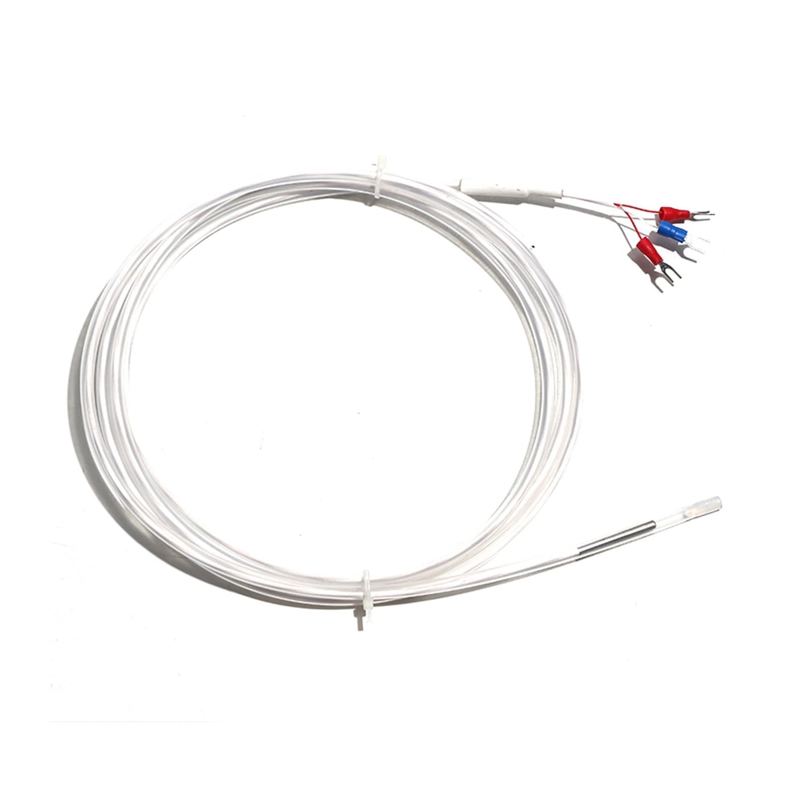 1PC PT100/K Typ Thermoelement Temperatur Sensor Interne Edelstahl Sonde 3 * 30mm 1M 2M 3M 4M 5M -50~260 ℃ Hohe Empfindlichkeit(PT100 5M)