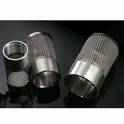 1 filtro de malla de acero inoxidable de 1 pulgada con rosca hembra para riego de jardín y acuario para sistema de bomba de agua
