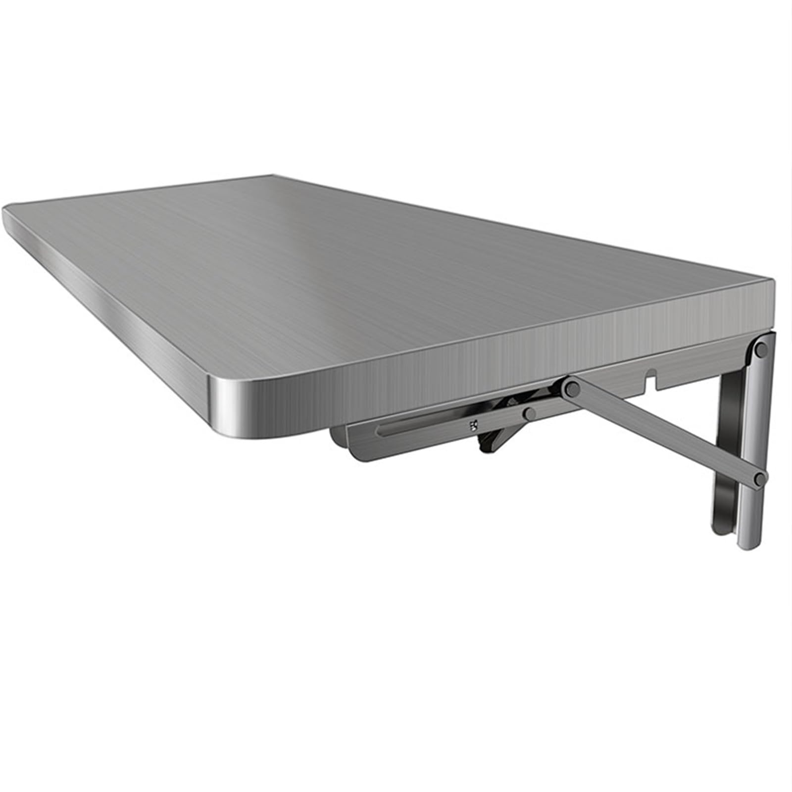 inless - Mesa plegable de acero 304 para exteriores, 0,8 mm de altura, fácil de montar en la pared, ahorro de espacio, diseño para patio y balcón