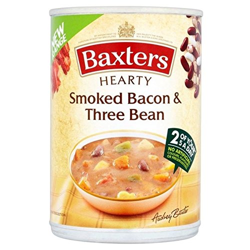 Baxters Hearty Bacon & Three Bean Soup 400g - Pack of 6