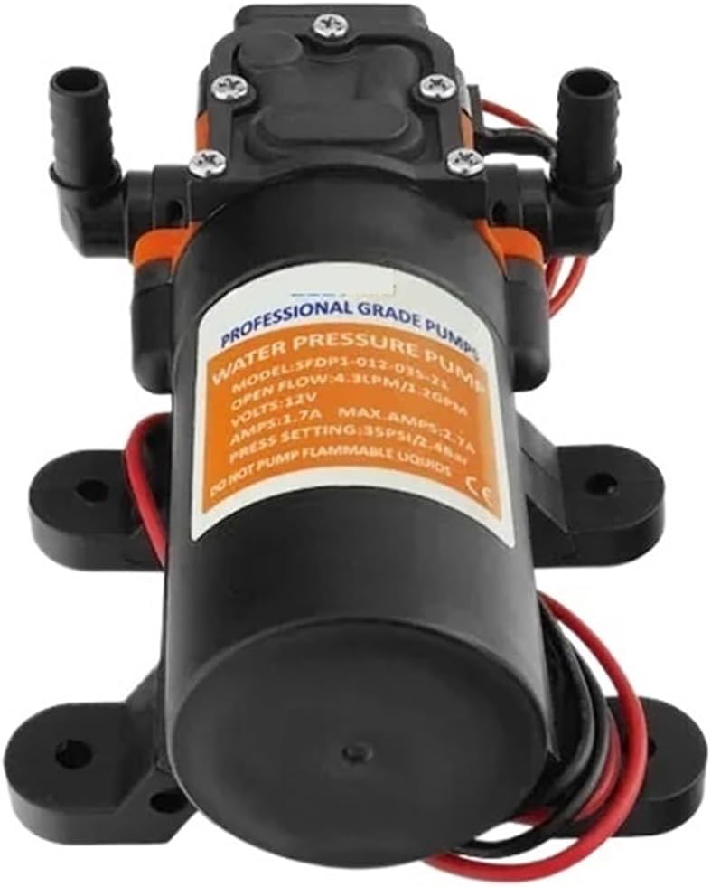 35PSI 12V Water Pump Diaphragm Self Priming Pump Boat Accessories Showers Toilets Water Transfer Motor for RV Caravan