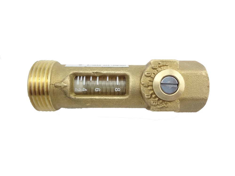 DN15 / G1/2" / BSP/Brass Flow Meter Balancing Valve Flow Sensor