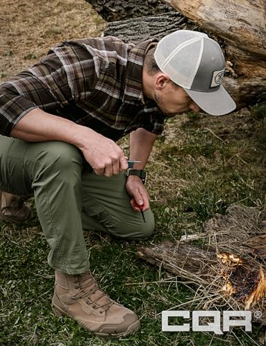 CQR Men's Quick Dry Tactical Pants, Water Resistant Outdoor Pants, Lightweight Stretch Cargo Work Hiking Pants - Image 6