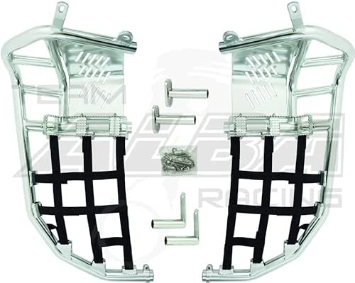 Suzuki LTR 450 QUADRACER (2006-2009) Propeg Nerf Bars Silver Bars