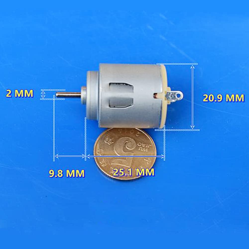2PCS Mabuchi RA140 Micro Motor DC 6V-12V 9300RPM-16500RPM