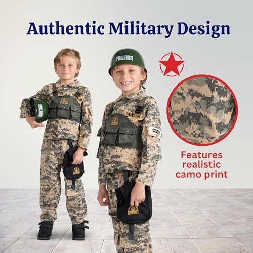 Dress Up America Army Costume for Boys Military Malaysia | Ubuy