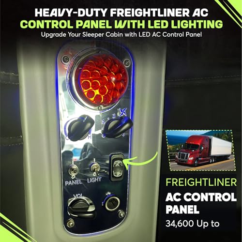 Panel de Control AC Freightliner Columbia con Luces LED Ámbar miniatura 2