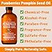 Pumpkin Seed Oil – Cold-Pressed & 100% Pure, Unrefined, Pumpkin Oil for Hair Growth, Dry Skin & Face – Natural Anti-Aging Moisturizer & Hair Oil for Dry, Damaged Hair – Glass Bottle, 4 fl oz