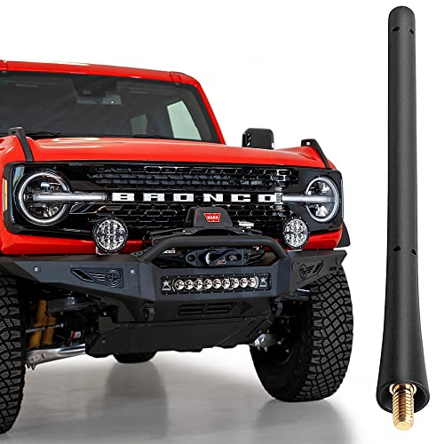 Antenna for Ford Bronco 2019 2020 2021 2022 2023 2024 2025, Short Ford Bronco Antenna Replacement, 7 InchFord Bronco Accessories Upgrade Car FM AM Radio Reception