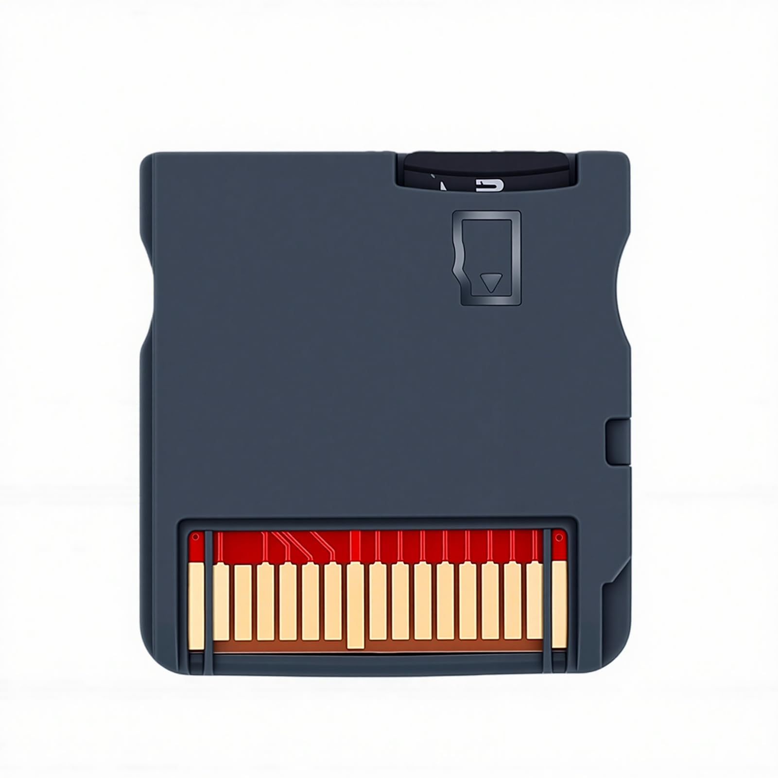 Generic Scheda Flash per Videogiochi Personalizzabile da 64 GB per Console 2DS 3DS, Ampia compatibilità e Spazio di Archiviazione retrò per gli Appassionati di Giochi (BLACK)