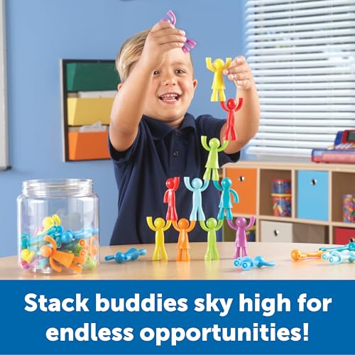 Learning Resources Buddy Builders,32 Pieces, Ages 3+, Fine Motor, Hand Eye Coordination Toy, Fine Motor Skills,Social Emotional Learning Toys - Image 4