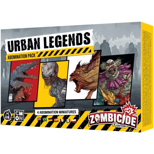 CMON Zombicide Segunda Edición - Urban Legends - Expansión en Español, CMZCD004ES Cover