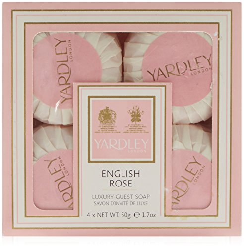 Yardley of London English Rose 4 x 1.7oz Luxury Guest Soap