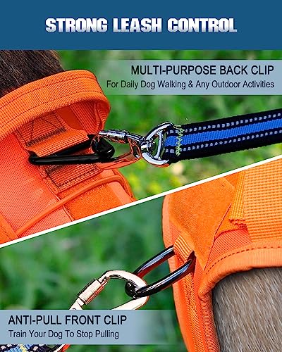 Petnanny Tactical Dog Harness - Service Dog Harness Emotional Support Dog Vest For Medium Large Dogs thumb #3