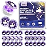 TEAWOO Sleep Patches for Adults and Kids, Goodnight Sleep Oil Bead Sleeping Aid Patches (30 PCS, Serving Up to 120 Nights), Upgraded Sweet Dream Formula with 100% Natural Plant Ingredients