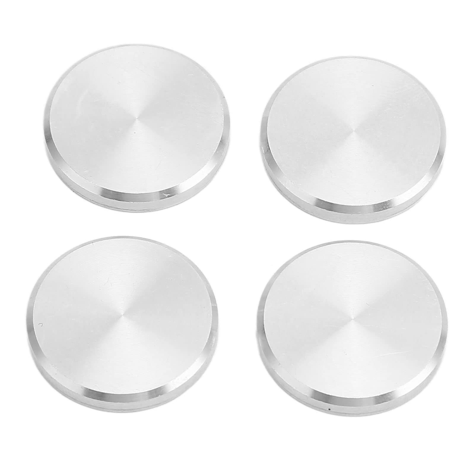 4 Pezzi Copri Manopola Apri in Metallo, Copri Manopola Anteriore in Lega di Alluminio, Accessori Copertura Manopola Anteriore per REVOX A77 A76 A78 A50 MK I MK II MK III