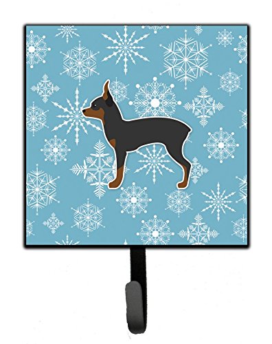 Winter Snowflake Toy Fox Terrier Leash or Key Holder