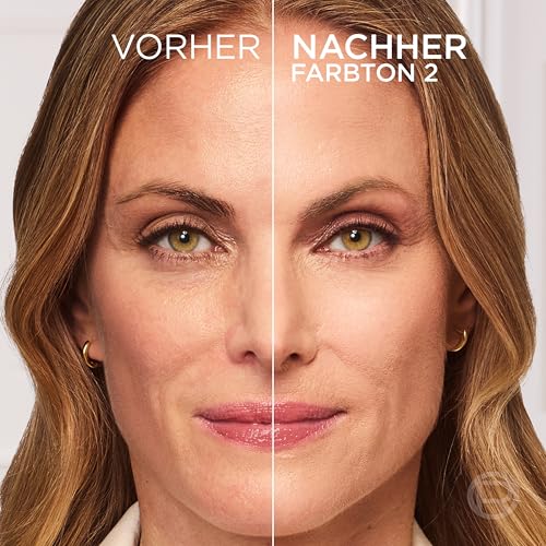 L'Oréal Paris, True Match Hyaluron Tinted Balm, Getönte Pflege & Foundation mit Hyaluronsäure, Make-up für 12H Feuchtigkeit & Glow, 80% Hautpflege-Formel, 2 Rosy Light 6