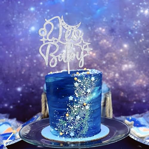 Leo Baby Birthday Cake Topper - 12 Zodiac Leo Season/Welcome Baby, Horoscope, Astrology Birthday/Bab
