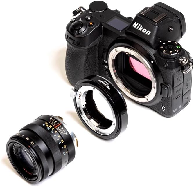 TECHART TZM-02 Auto Focus Lens Adapter Compatible with Leica M Zeiss ZM Voigtlander VM Lens to Nikon Z Camera Z9/Z8/ZF/ZFC/Z7III/Z7II/Z6III/Z6II/Z5/Z50II/Z50/Z30