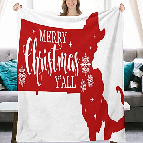 Couverture chaude de Noël pour lit et canapé motif flocon - 8