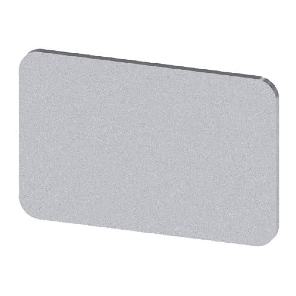 Plaquette 27 x 27 mm Siemens Sirius étiquette noire pour marquage de texte utilisateur