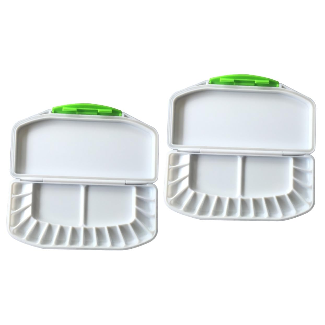 CIMAXIC 2pcs 16 Professional Watercolor Paint Set 16 Colors Moisturizing Box for Artists Student Drawing Tools