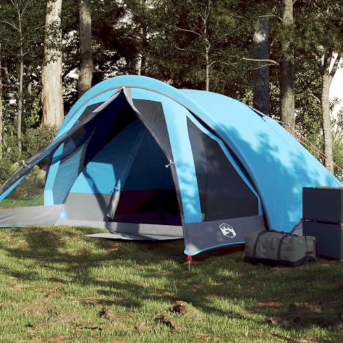 Tente de camping de trekking verte pour admirer les étoiles le soir