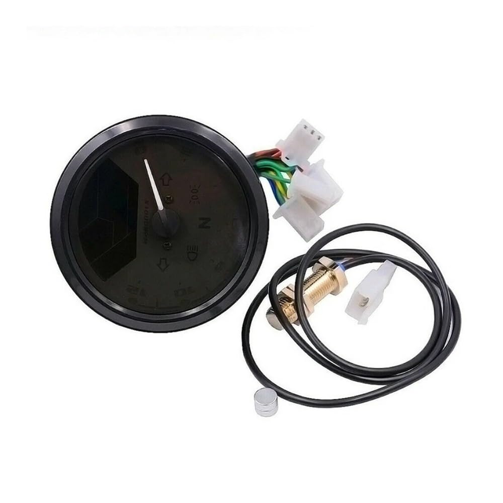 Indicatore Velocità Moto Tachimetro Universale Contachilometri 12000RMP Contagiri Calibro Digitale Dash Per 1-4 Cilindri Per