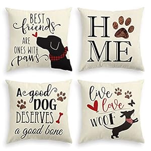 Pet Throw Pillow Covers