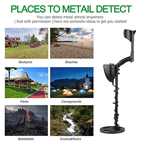 Romacci Detector de metais subterrâneo Localizador de metais Detector de ouro Caçador de tesouros Go