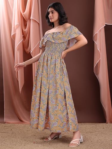 Image of PURVAJA Women's Cotton Dress(Floe-187-190)