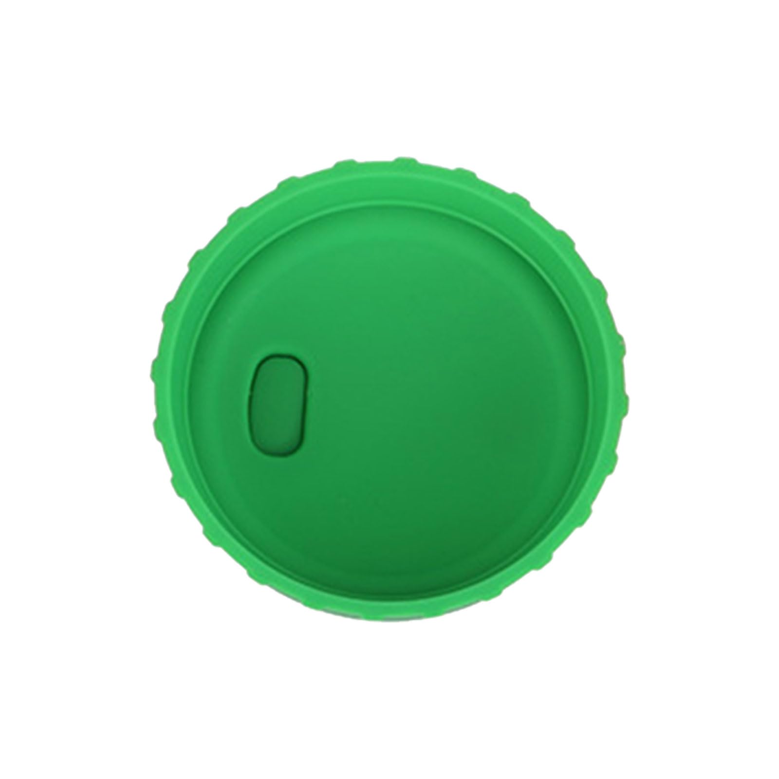 Osniyaw Green Leak-Proof Silicone Lid For Cans Keeps Drinks Fresh, Secure Seal Prevents Spills, Dishwasher Safe, Soft, Flexible, Reusable Seal
