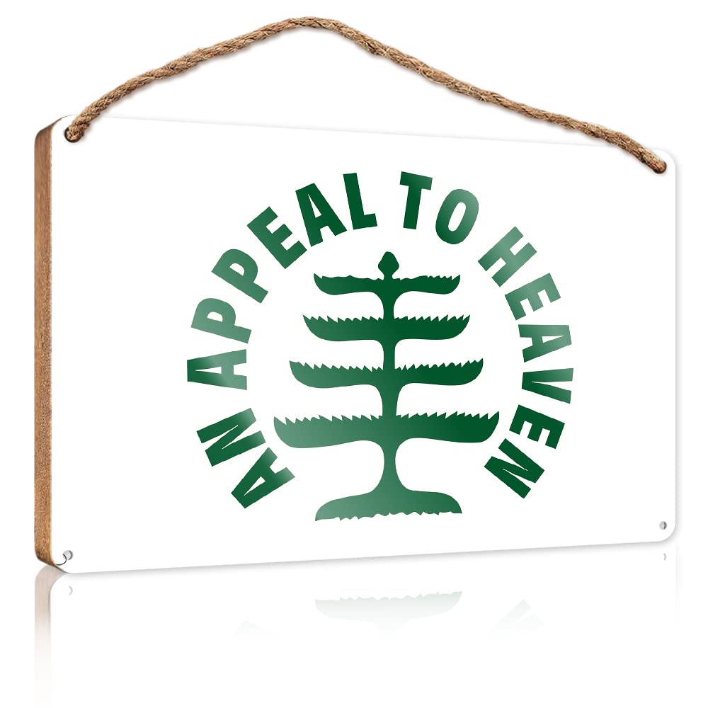 YYHLEH Fall Signs For Front Porch Door Decor An Appeal To Heaven Wooden Sign(15X28CM)