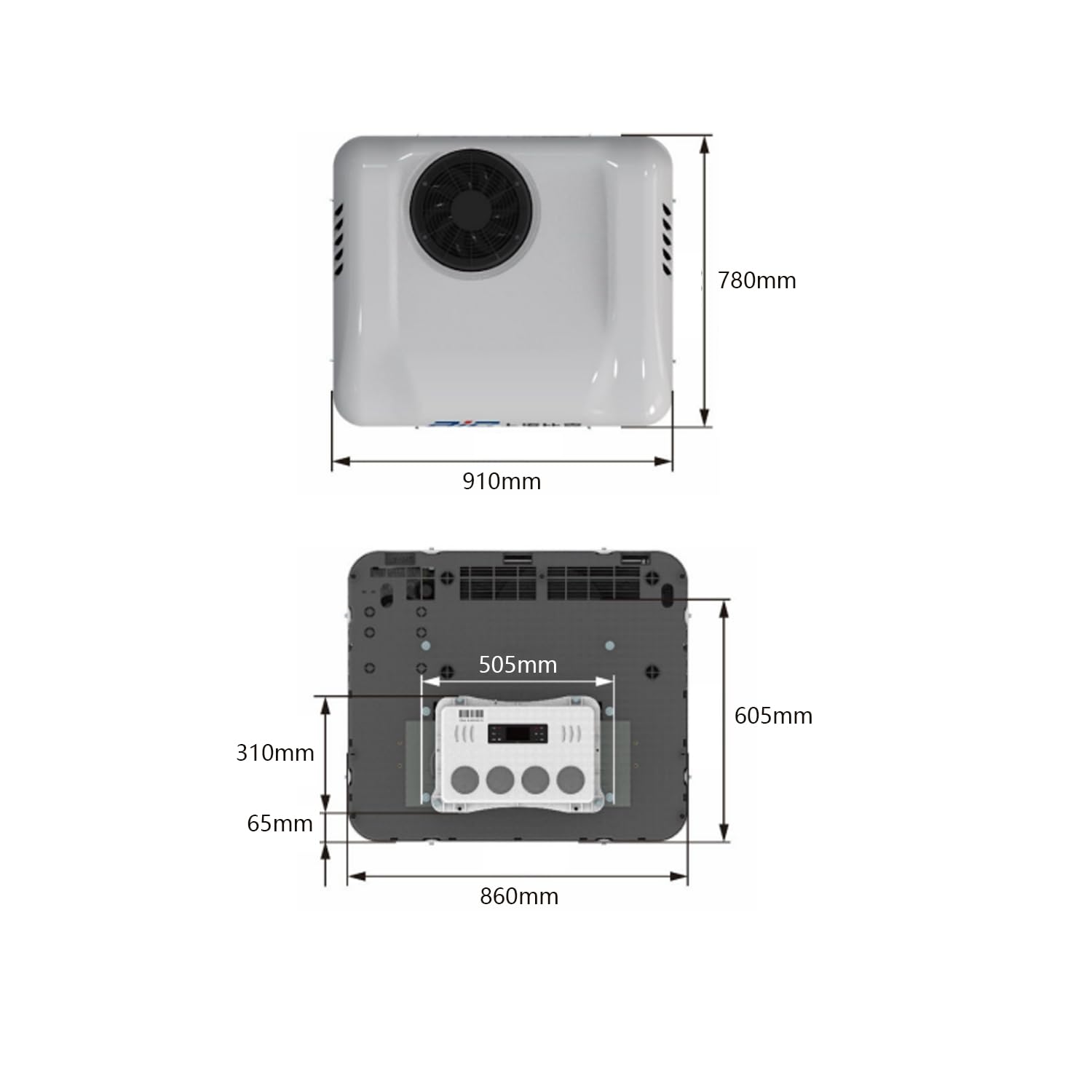 8000 btu rooftop ac