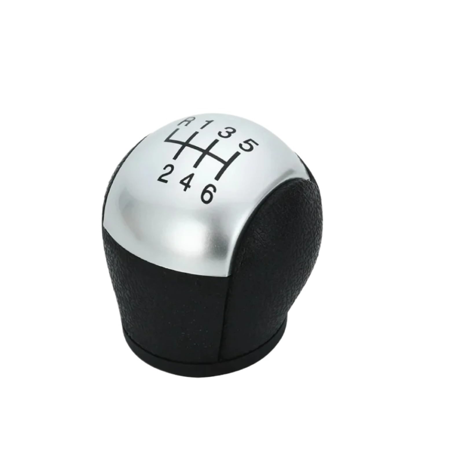 DUFWEHR Shifter Knob for Transit for Van MK7 2006-2013 Car 5/6 Speed Gear Stick Shift Knob(Silver 6 Speed)