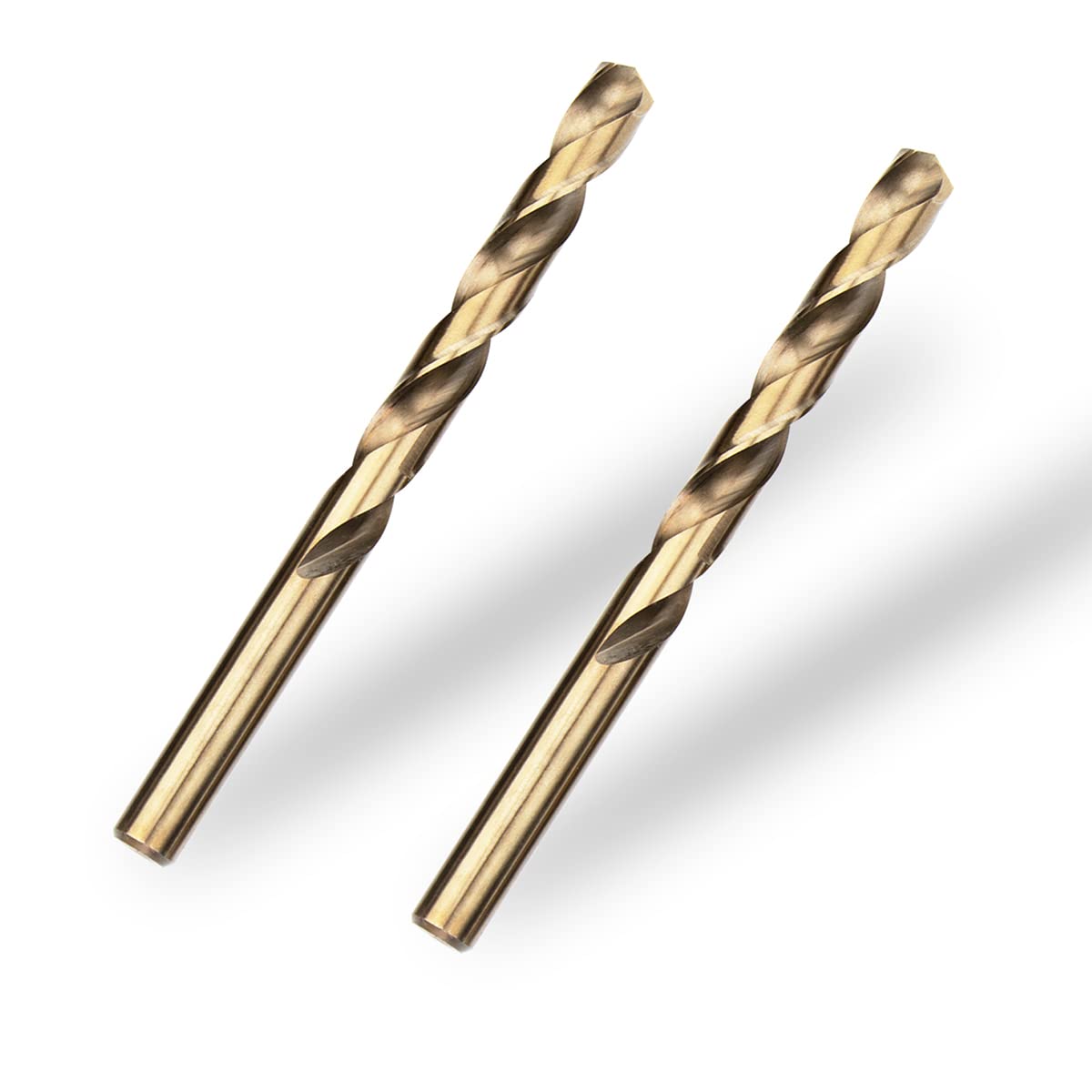Meccion HSS Metallbohrer Professional Geschliffen Kobalt 2pcs 9.5mm Spiralbohrer fur Edelstahl und Metall