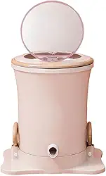 YWJLQH Secadora de roupas, centrifugadora, máquina de secar roupa, centrifugadora manual, para RV, apartamento, Rosa, M