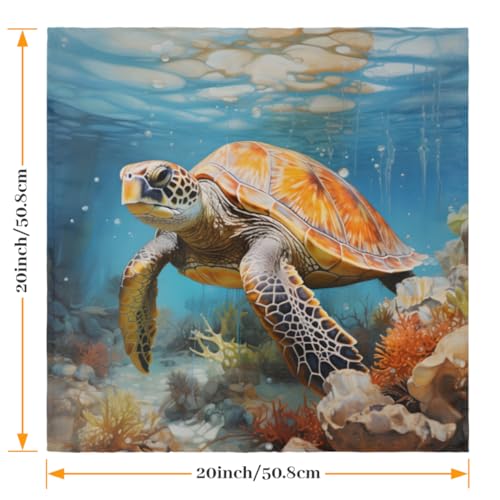 Servilletas de Tela Set de 6 50.5x50.5 cm Multicolor miniatura 2
