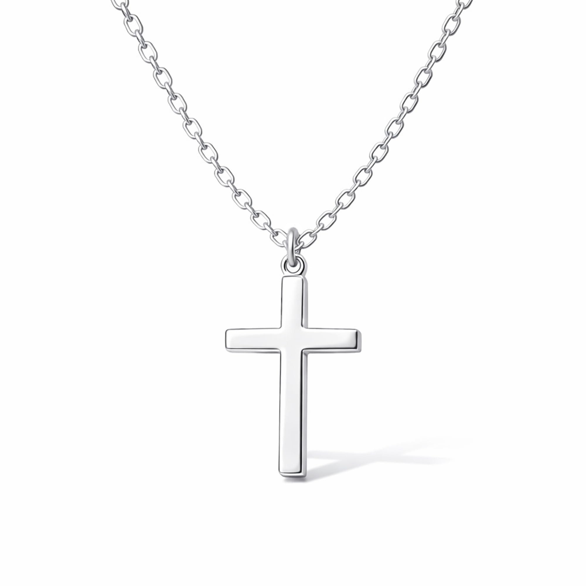 Cross Necklace for Women, 14K Gold Plated/Sterling silver Chain Necklace Dainty Layered Gold Cross Pendant Necklace Simple Cute Necklaces for Women Gold Jewelry for Women