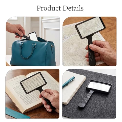 Loupe en verre résistant SECFOU rectangulaire ergonomique premium - 8