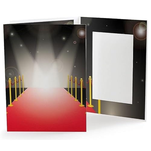 Style Studio RED Carpet Photo Event Folder for 4x6 Prints Our Price is for 25 Units - 4x6