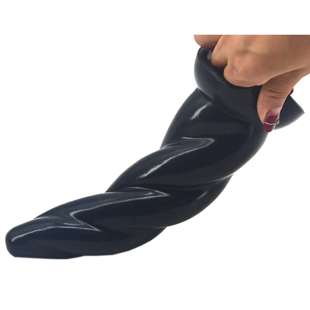Simulazione Pene, Femmina Lala Masturbazione Anale Plug Compagno SM Erotico Amore Colore Del Sesso Prodotti Per Adulti, Silicone Medico, Confezione Privata.,Black