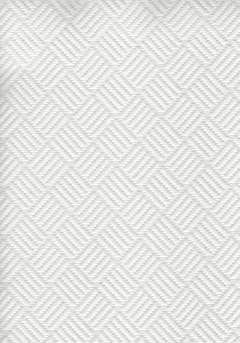 DHESTIA HOME - Colcha Piqué Jacquard Hotel Diseño Rombos Alfa - Color Blanco, Talla Funda Cojín 50x50 cm