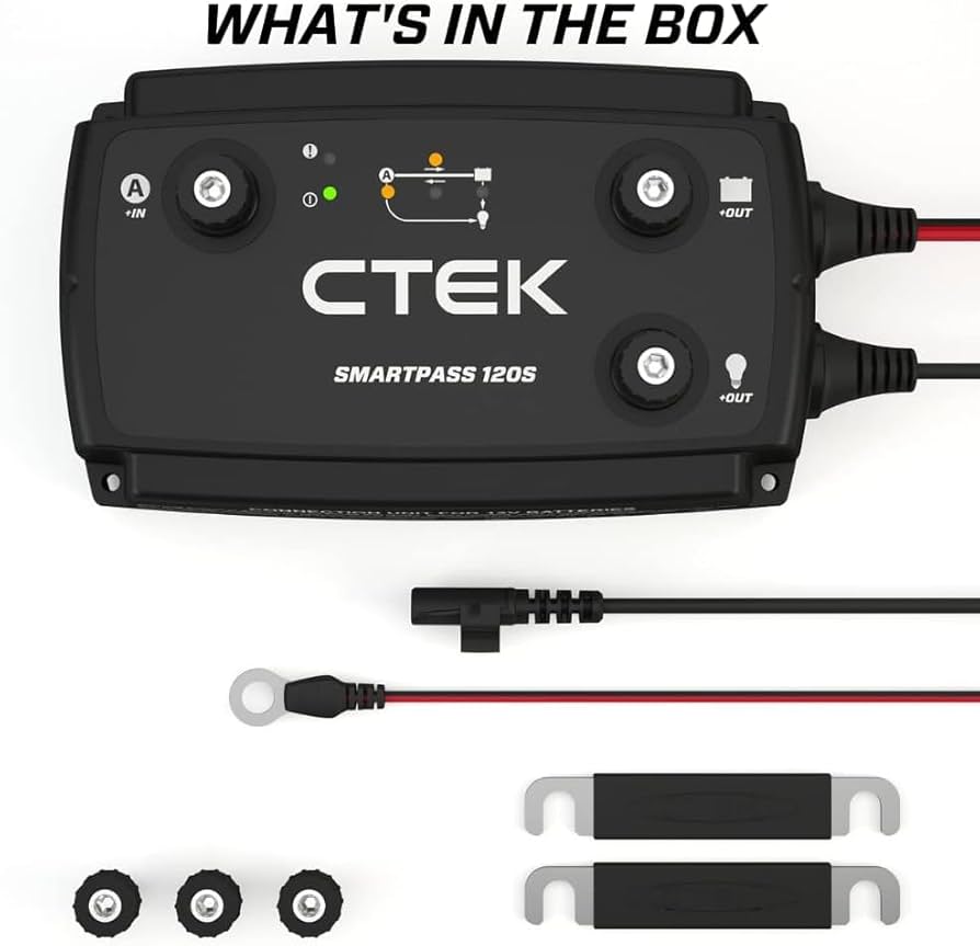 新車外し！！CTEK SMARTPASS 120S & D250SE セット Amazon.com: CTEK SMARTPASS 120S with Installation Kit : Automotive